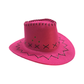 SOMBRERO VAQUERO NIÑO FUCSIA